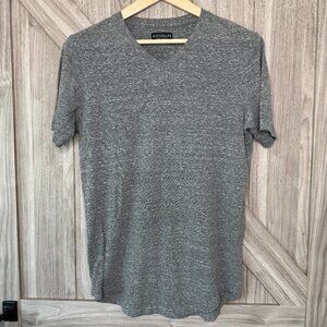 Goodlife Men’s Triblend Scallop V-Neck T-Shirt | Heather Gray